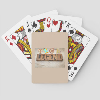 Tech Legend for Programmers & Problem Solvers Playing Cards