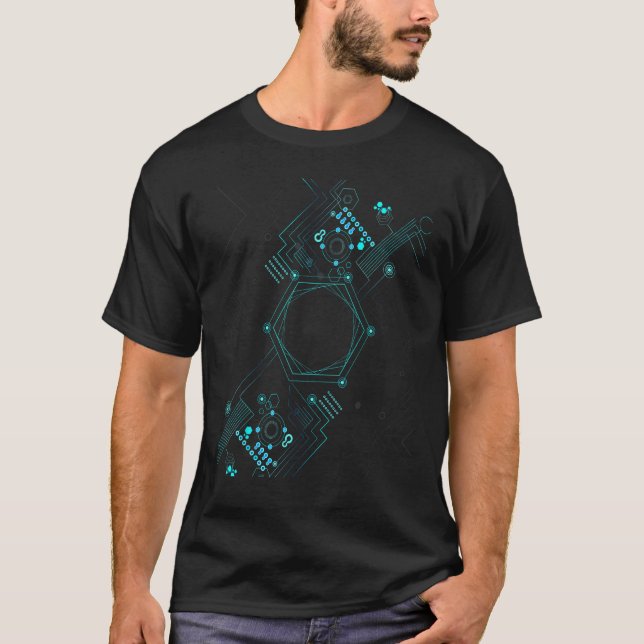 Tech Nerd Computer Geek - Computer Circuit Enginee T-Shirt (Front)