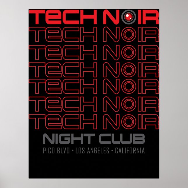 TECH NOIR   POSTER (Front)