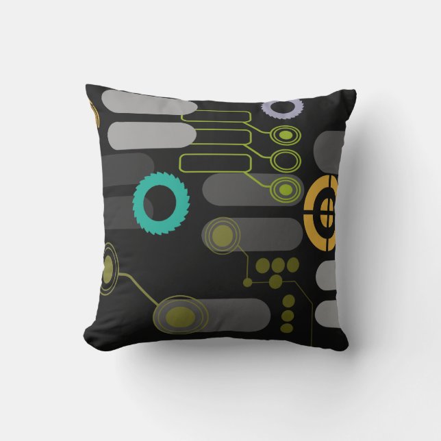 Tech Pillow (on black) (Front)