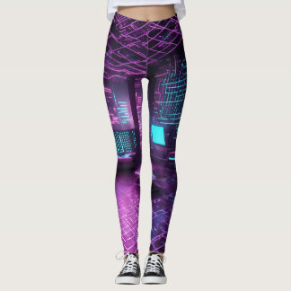 Tech Pulse Digital Circuit Legging