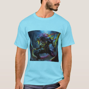 Tech Seraph: Where Digital Warriors Unite T-Shirt
