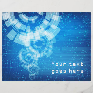 tech style flyer