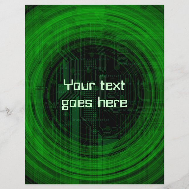 tech style flyer (Front)