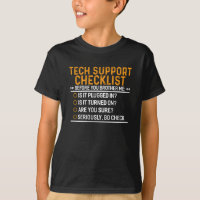 Tech Support Computer Geek Funny Techie Gift Idea