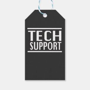 Tech Support Doge Goverment Trump Humour Gift Tags