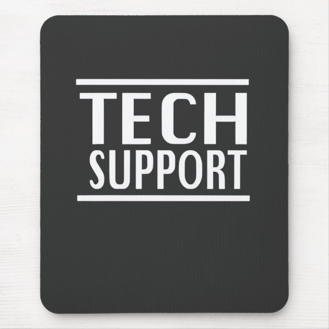 Tech Support Doge Goverment Trump Humour  Mouse Pad (Front)