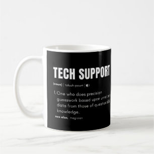 Tech Support Funny Computer Consultant Definition Coffee Mug