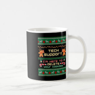 Tech Support I'm Here To Delete Your Cookies Chris Coffee Mug