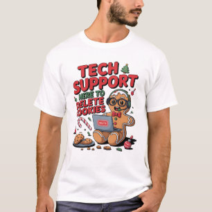 Tech Support Im Here To Delete Your Cookies Christ T-Shirt