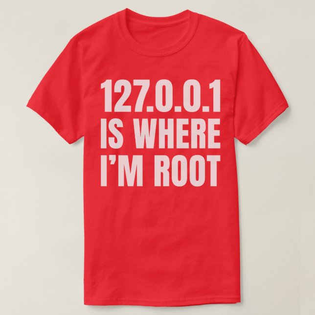 Tech Support IT Computer Nerd Funny Root Linux for T-Shirt (Design Front)
