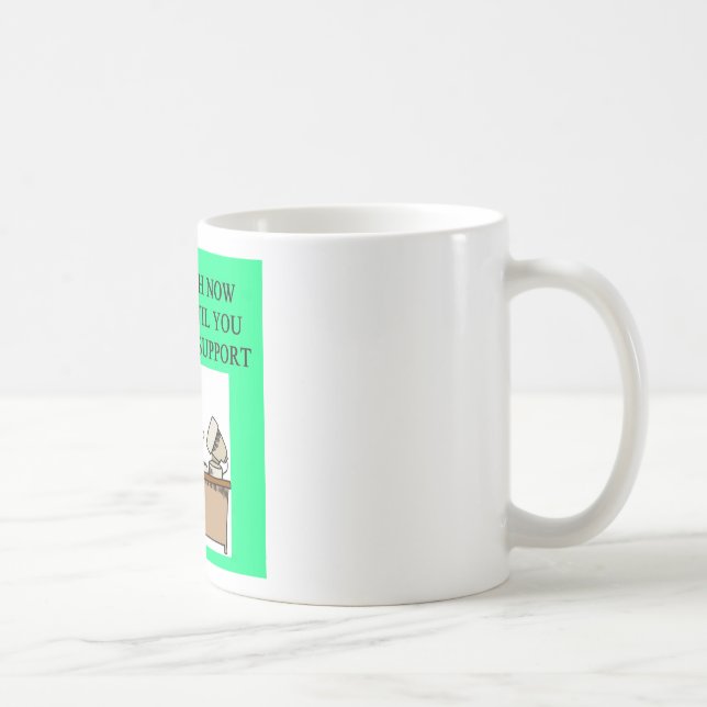 tech support joke coffee mug (Right)