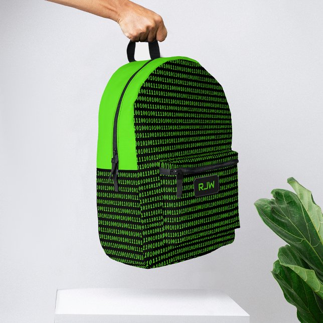 Tech Theme: Computer Code for IT Professional Printed Backpack (Creator Uploaded)