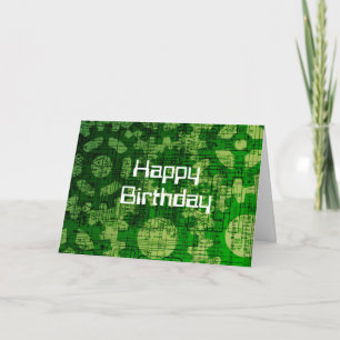 Tech Themed Birthday Card