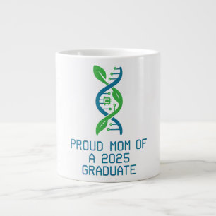 Tech & Triumph: Proud Biotechnology Grad Mum 2025 Large Coffee Mug