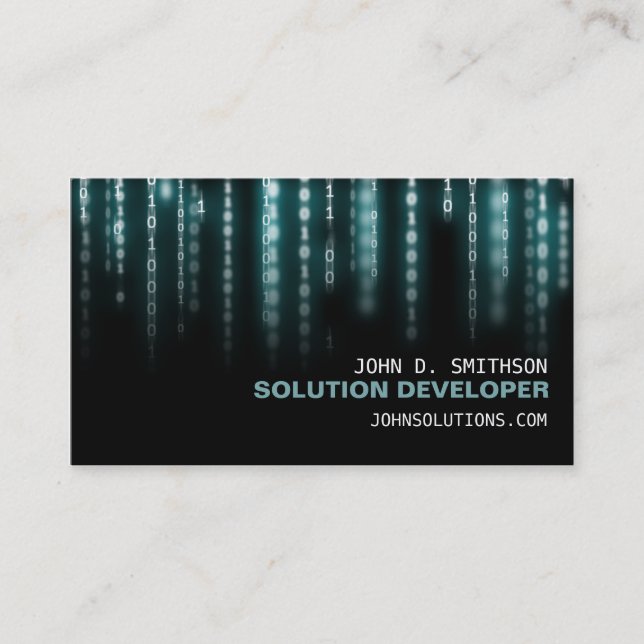 Tech Wiz Business Card (Front)
