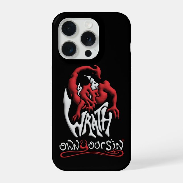 Tech Your Sin Wrath iPhone Case (Back)