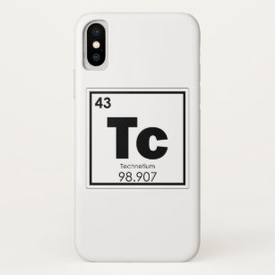 Technetium chemical element symbol chemistry formu Case-Mate iPhone case