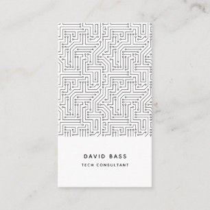 Technical computer circuit electronics pattern business card
