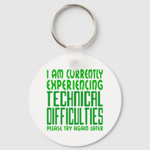 Technical Difficulties Key Ring