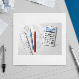 Technical Drawing Office Supplies Napkin