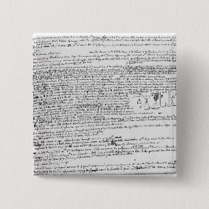 Technical drawings 15 cm square badge