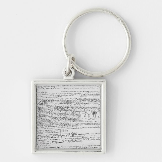 Technical drawings key ring (Front)
