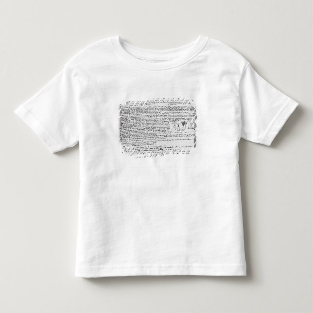 Technical drawings toddler T-Shirt (Front)