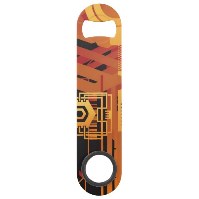 Technical halftone background (Front)