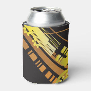 Technical halftone background 5 can cooler