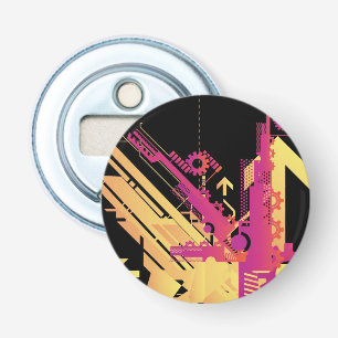 Technical halftone background 7 bottle opener