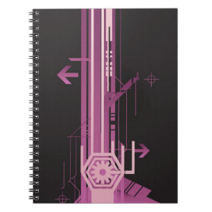Technical halftone pattern notebook
