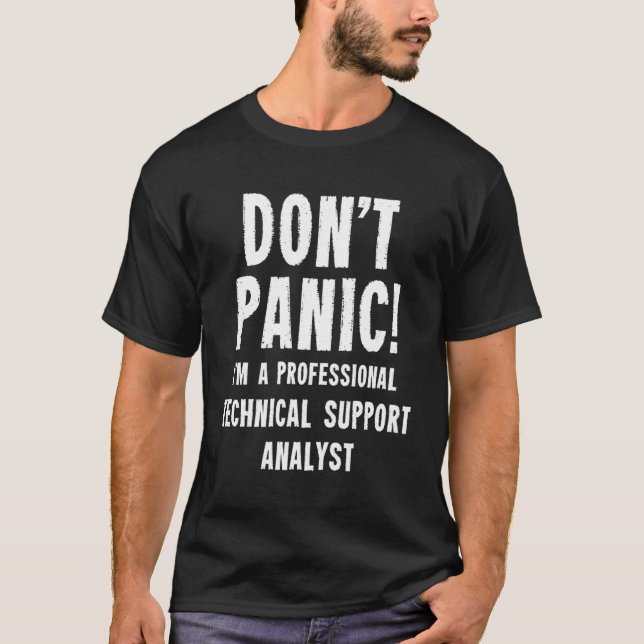 Technical Support Analyst T-Shirt (Front)