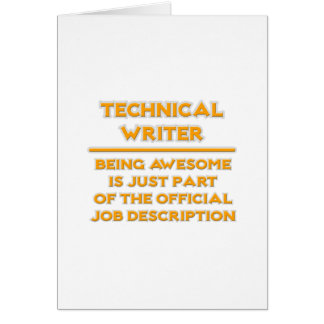 Technical Writer .. Job Description