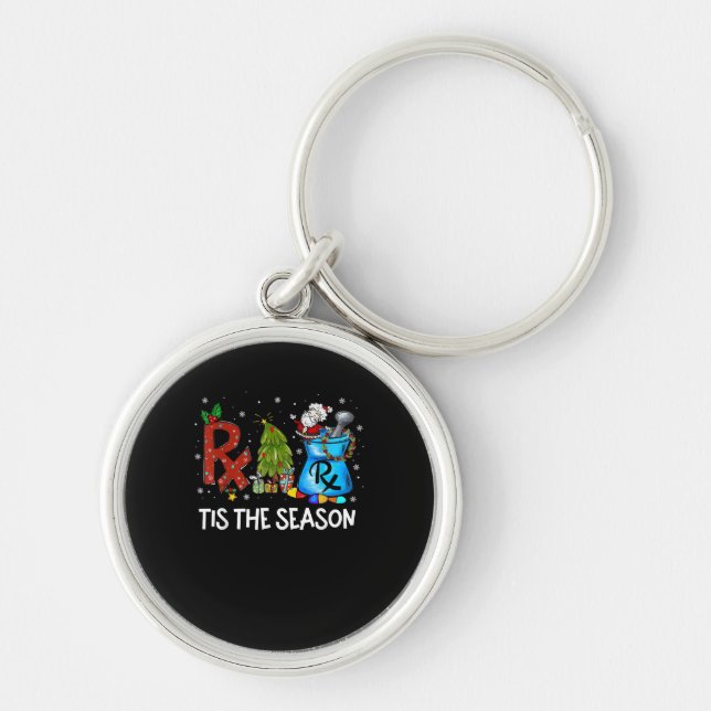 Technician Christmas Tis The Season Key Ring (Front)