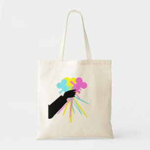 Technicolor Love Bouquet Tote Bag