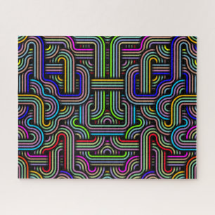 Technicolor Trails Jigsaw Puzzle