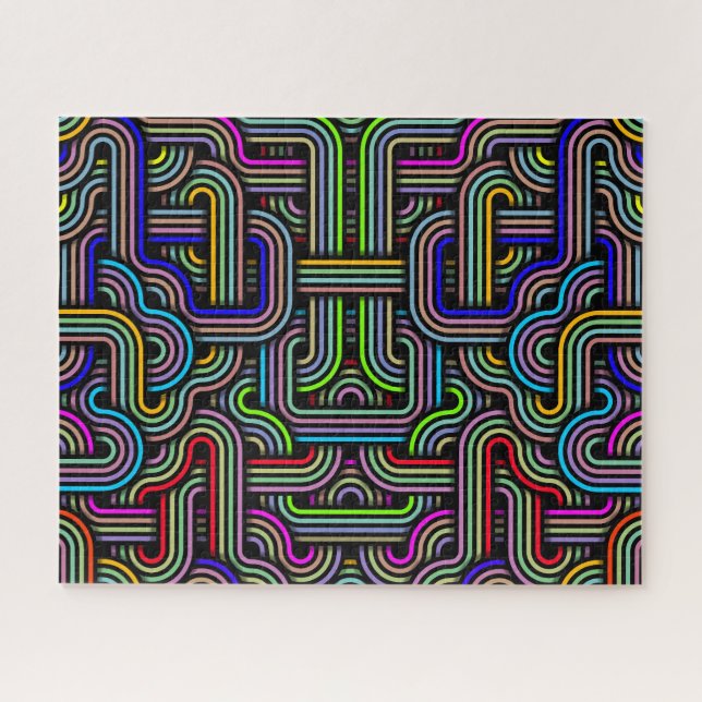 Technicolor Trails Jigsaw Puzzle (Horizontal)