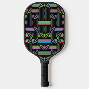Technicolor Trails Pickleball Paddle