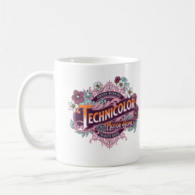 Technicolor Tribute Band Coffee Mug (Left)