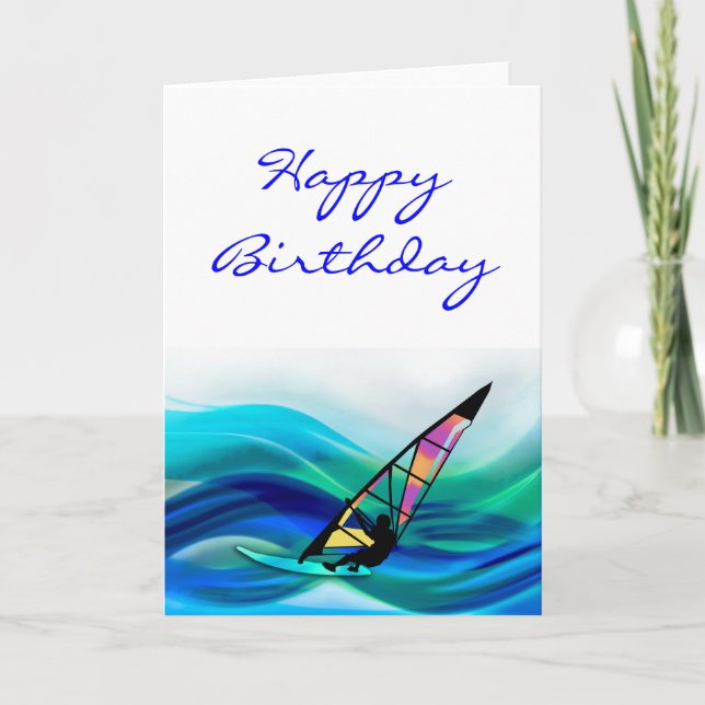 Technicolor Windsurfer Card (Front)