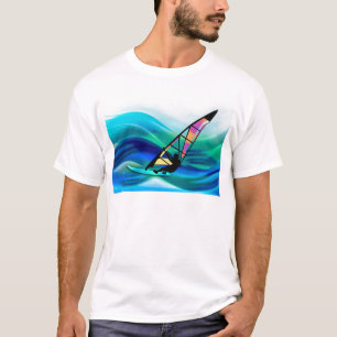 Technicolor Windsurfer in a Typhoon T-Shirt