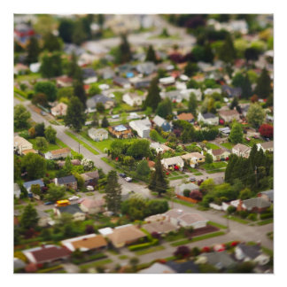 Technique #1- tilt/shift lenses poster