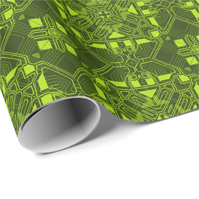 Techno 1 Wrapping Paper (Roll Corner)