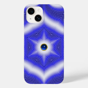 TECHNO BLUE STAR SAPPHIRE GEMSTONE Case-Mate iPhone 14 CASE