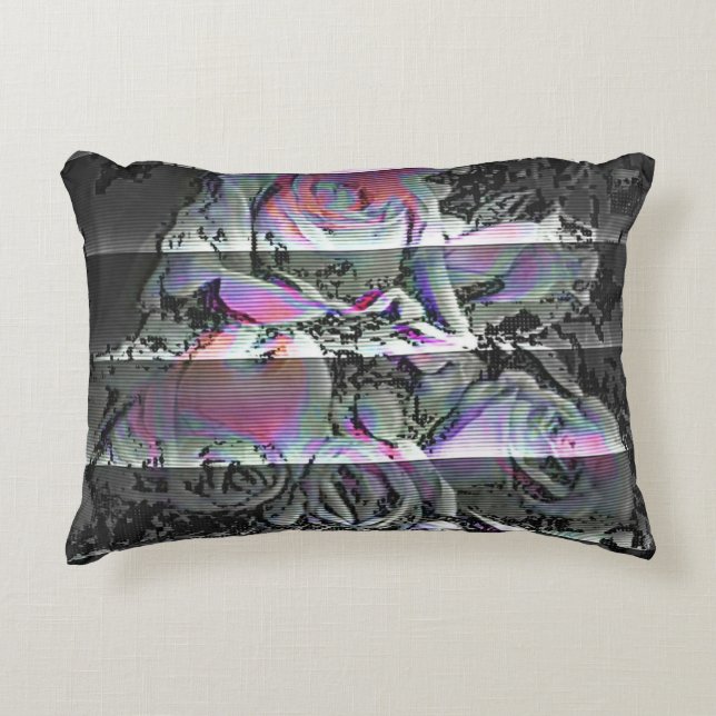 Techno Bouquet  Accent Pillow (Front)
