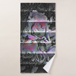 Techno Bouquet   Bath Towel