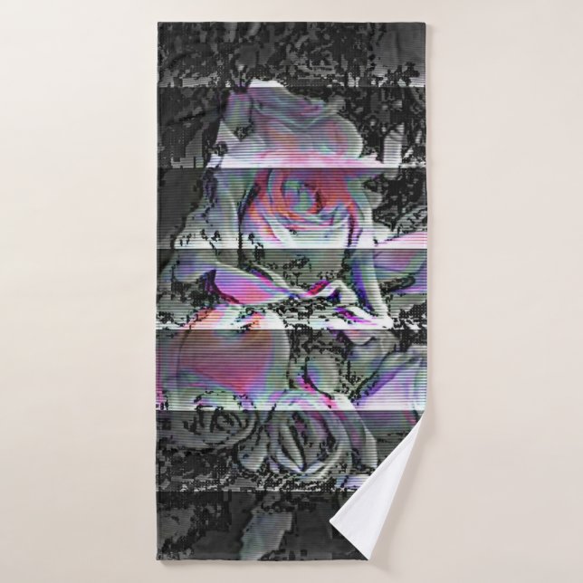 Techno Bouquet   Bath Towel (Bath Towel)