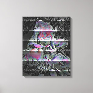 Techno Bouquet Canvas Print