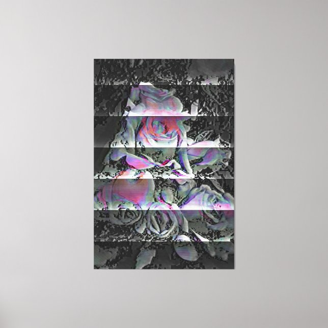 Techno Bouquet  Canvas Print (Front)